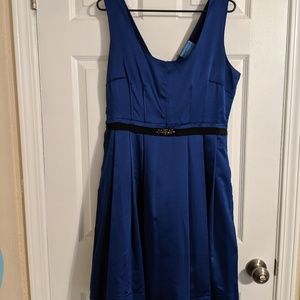 EUC Vera Wang Navy Blue Dress
